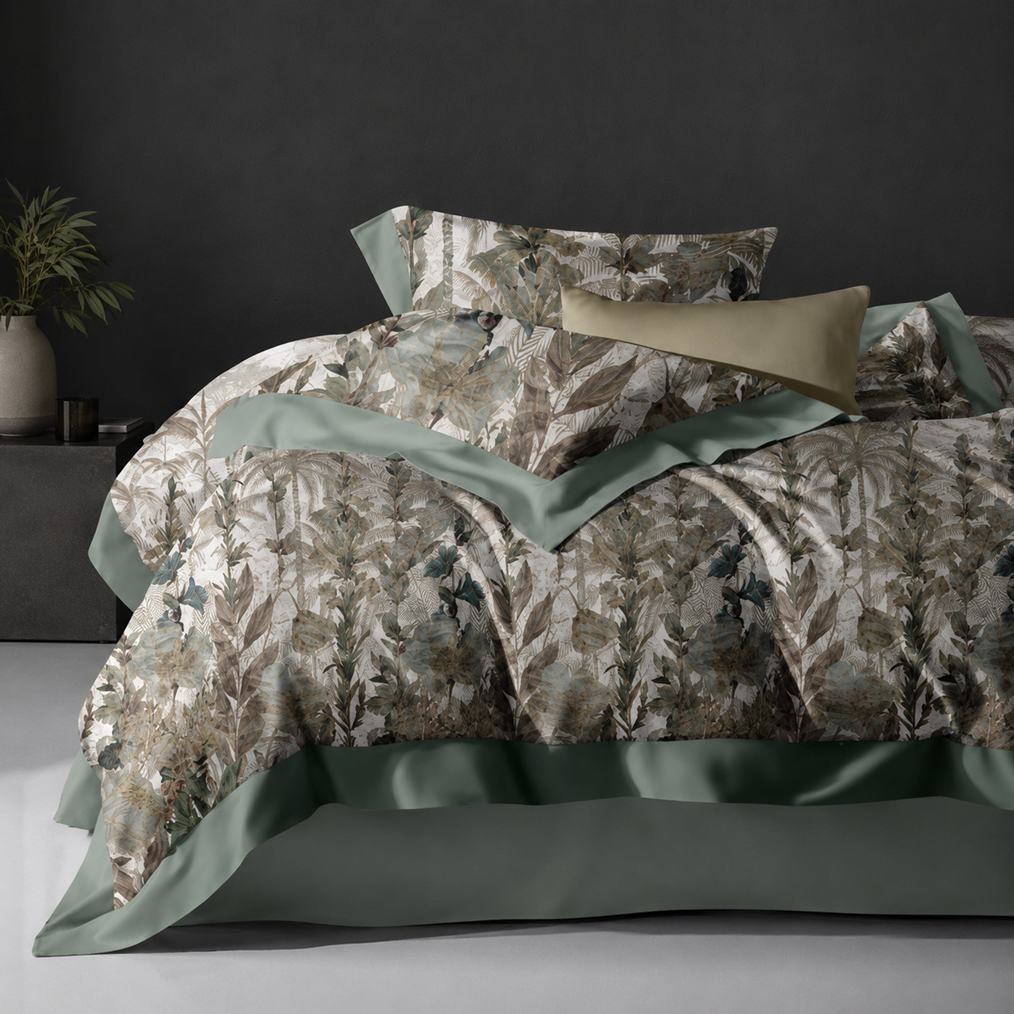 Sage Tropics 350TC Digital Cotton Bedsheet