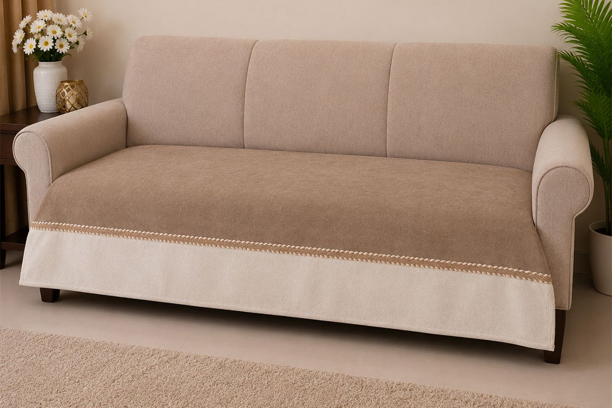 Luxurious London Dream Beige Sofa Cover