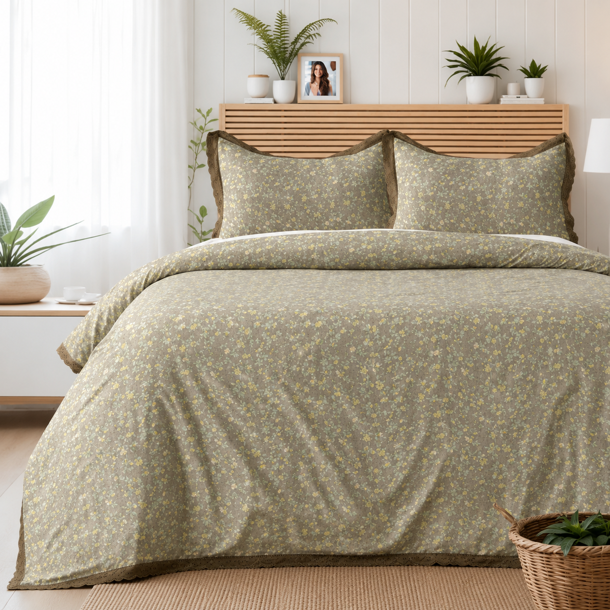 Nautica Olive Meadow Bed Sheet Set
