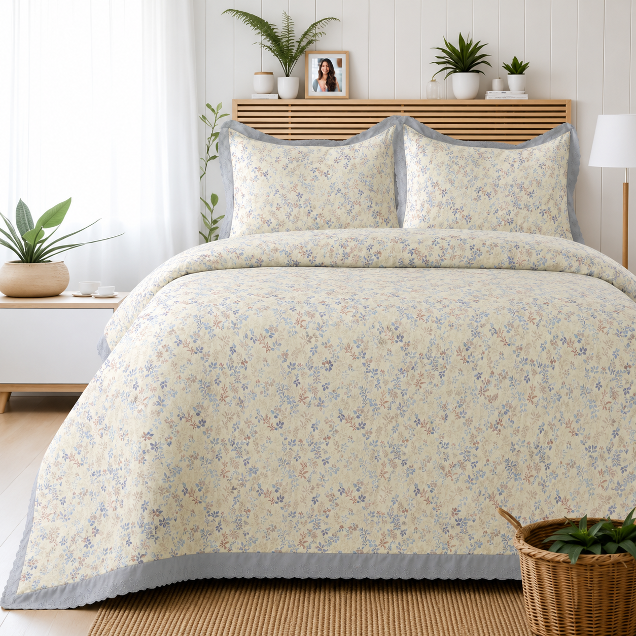 Nautica Sky Bloom Bed Sheet Set
