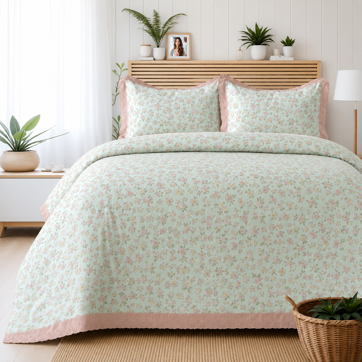 Nautica Pink Petals Bed Sheet Set