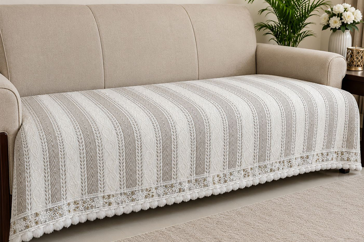 Luxurious Munchi Coffee Sofa Cover