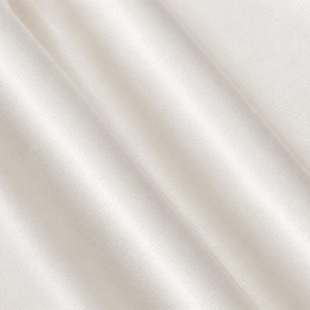 Luxurious White Blackout Curtain Set (Set of 2)