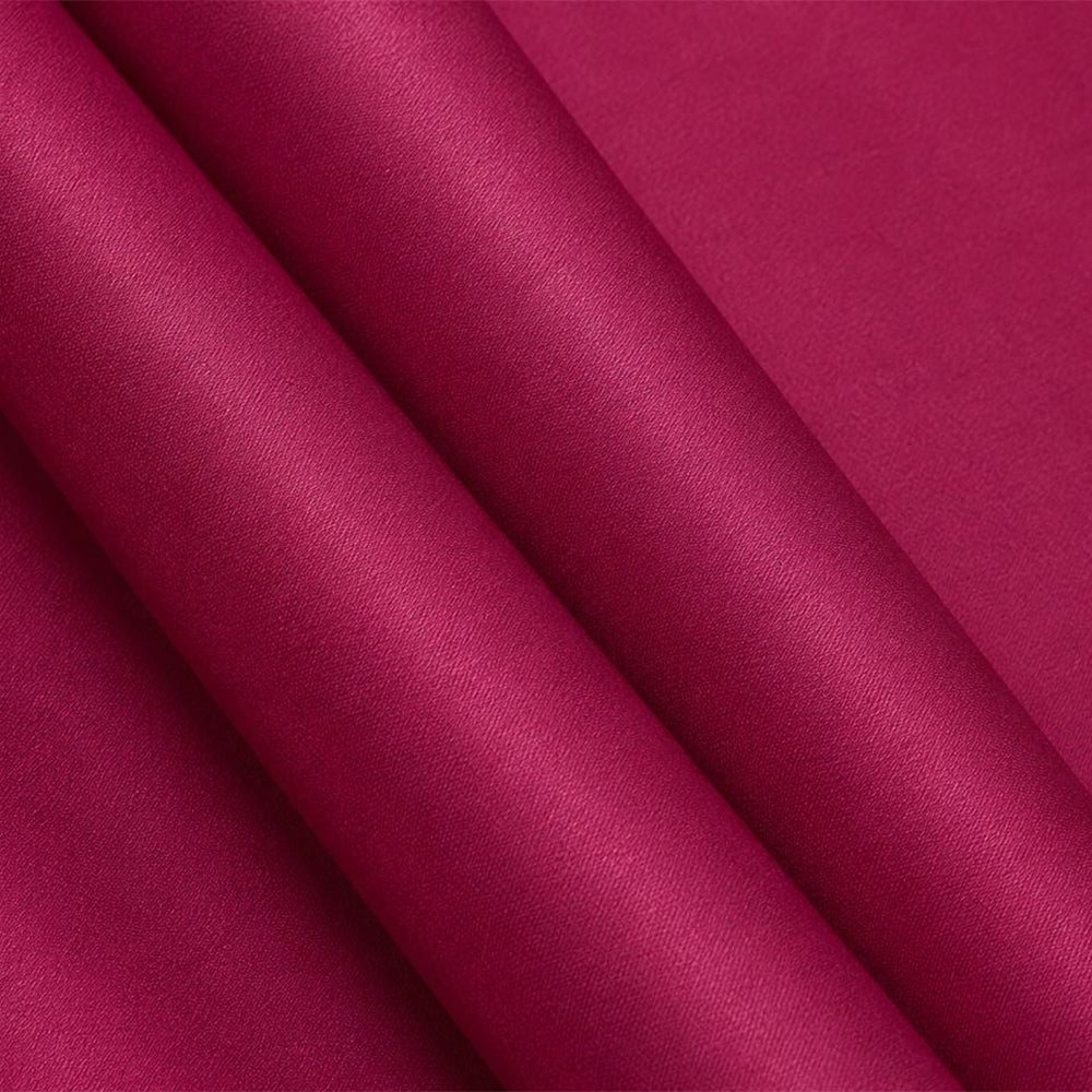 Luxurious Ruby Wine Blackout Curtain Set (Set of 2)