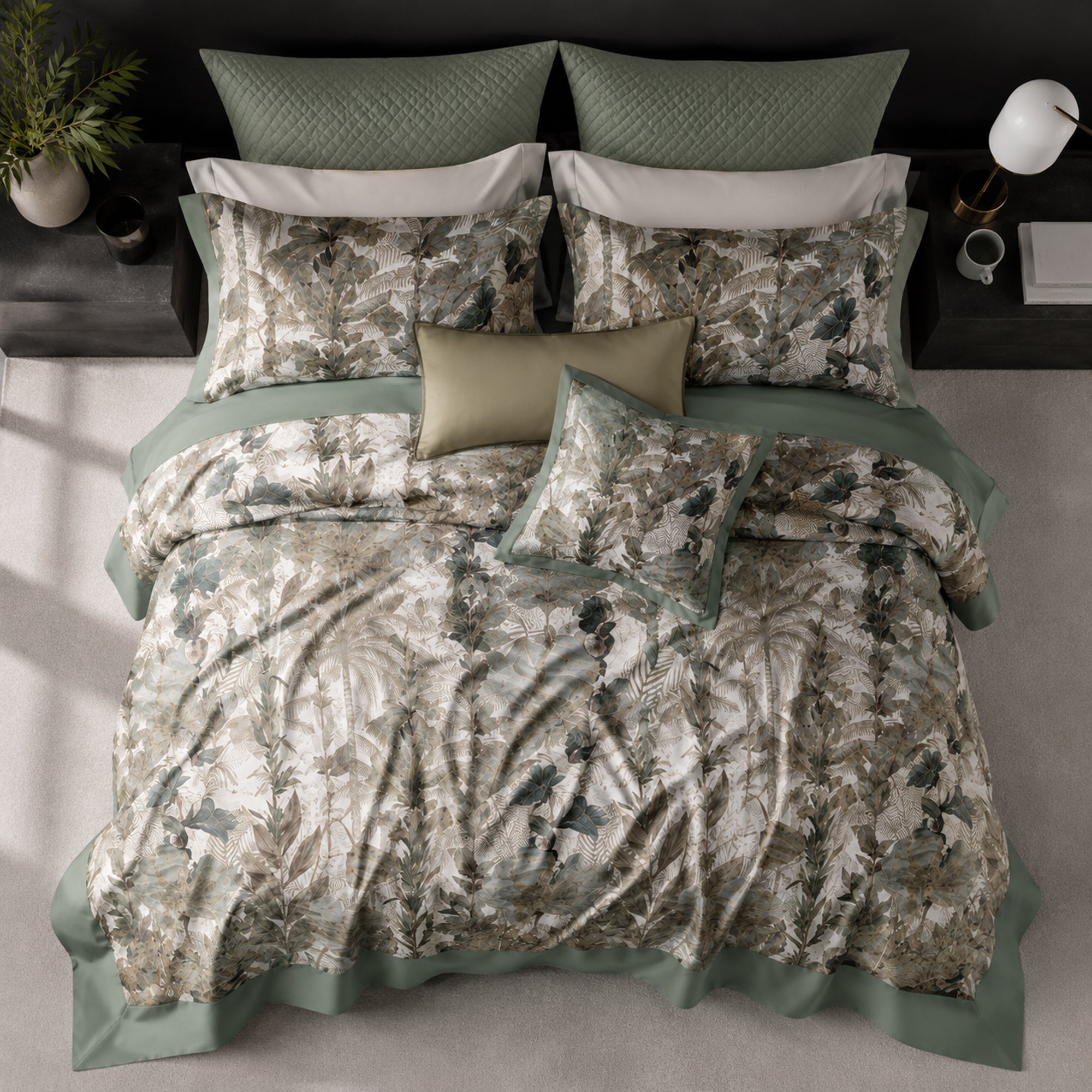 Sage Tropics 350TC Digital Cotton Bedsheet