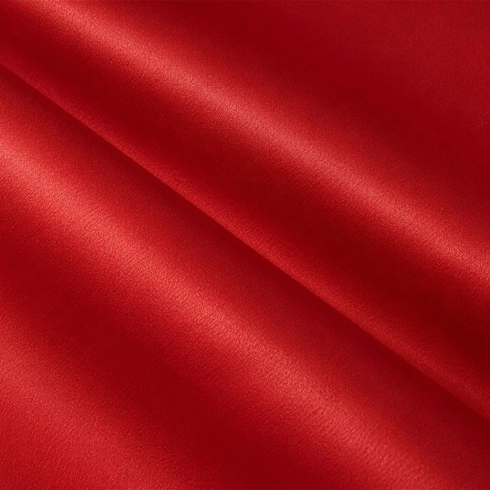 Luxurious Red Blackout Curtain Set (Set of 2)