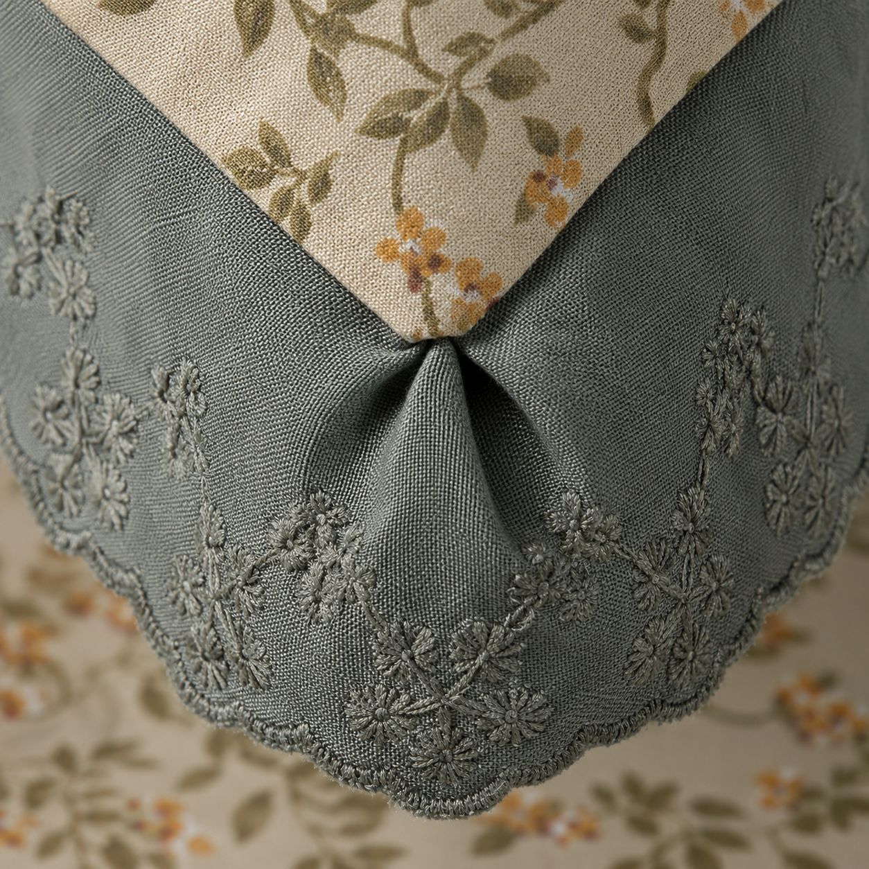 Nautica Olive Blossom Bed Sheet Set
