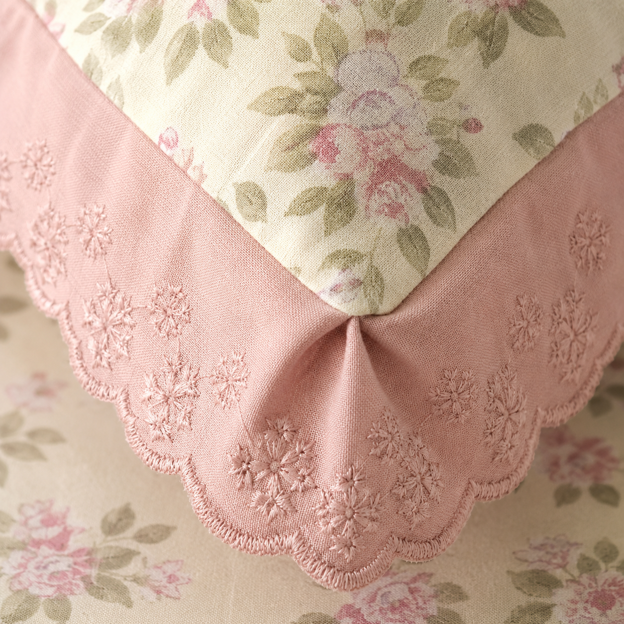 Nautica Floral Blush Bed Sheet Set