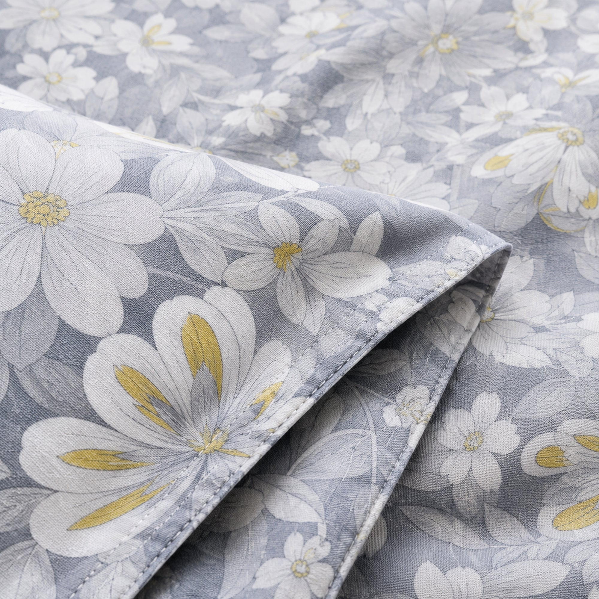 Silver Daisy 350TC Digital Cotton Bedsheet