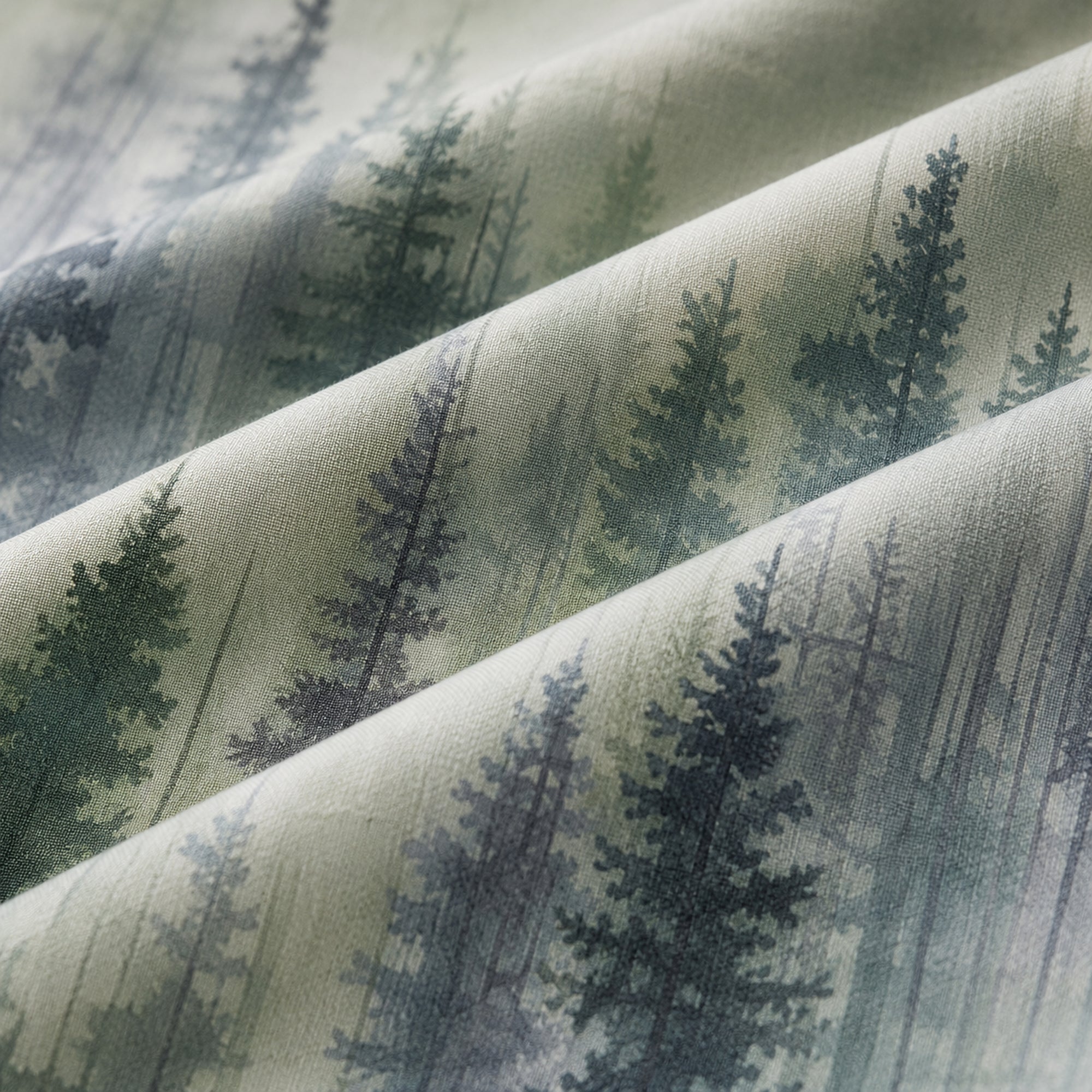 Misty Forest 350TC Digital Cotton Bedsheet