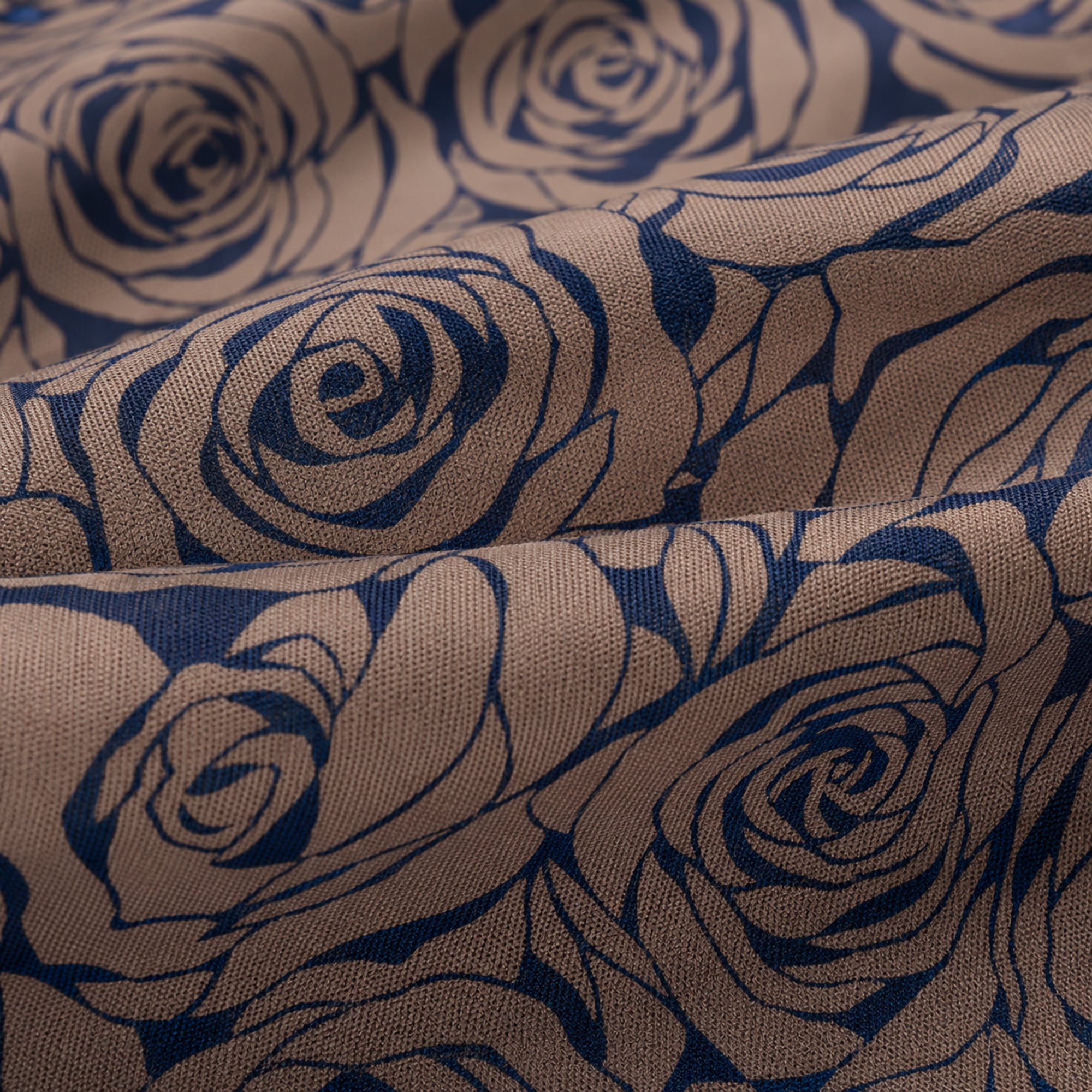 Mocha Rose 350TC Digital Cotton Bedsheet